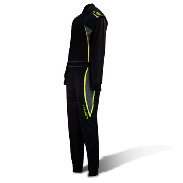 Speed Overall Hobby | DETROIT HS-3 | schwarz/neongelb/grau | Gr. XXL